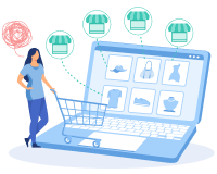 取り扱う商材が多く、顧客が<br>欲しい商品を見つけられない