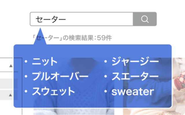 AIによって揺れ語や専門用語の検索精度を向上