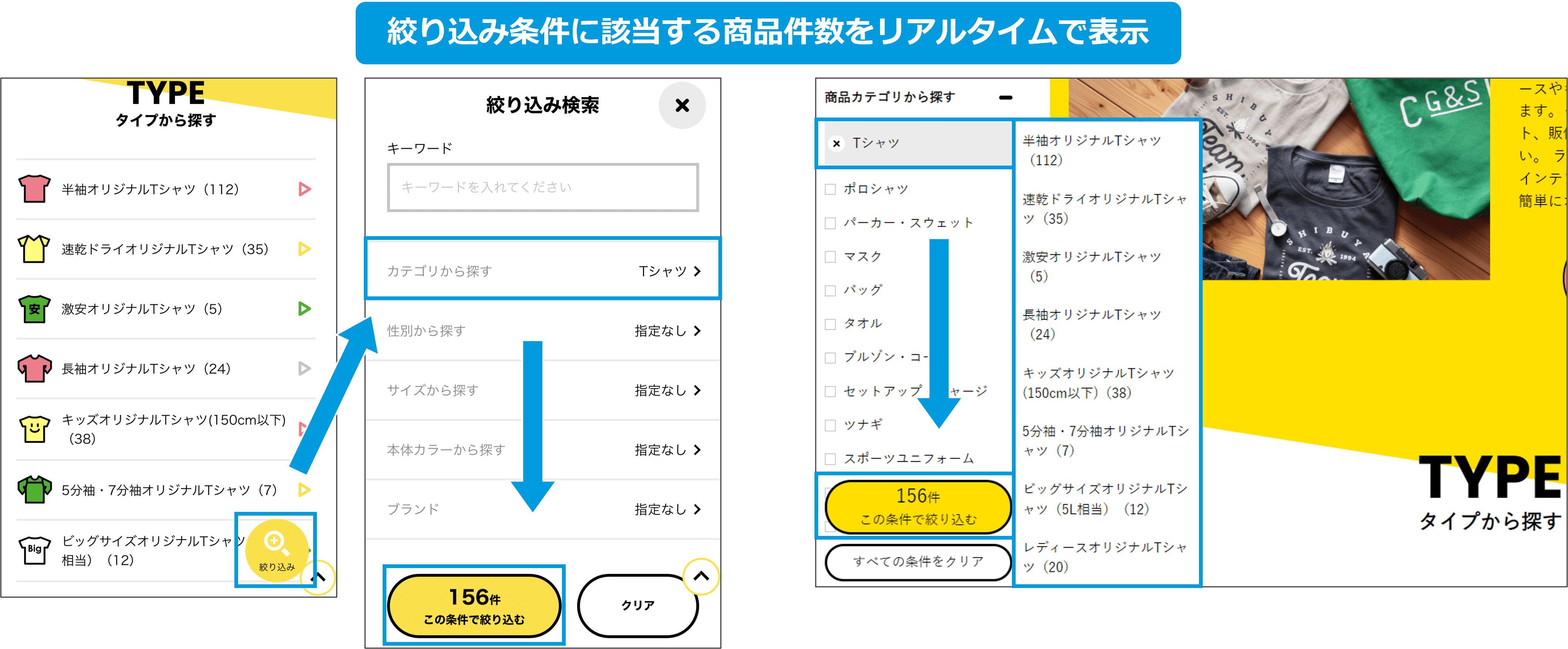 ラブラボ事例検索の絞り込み