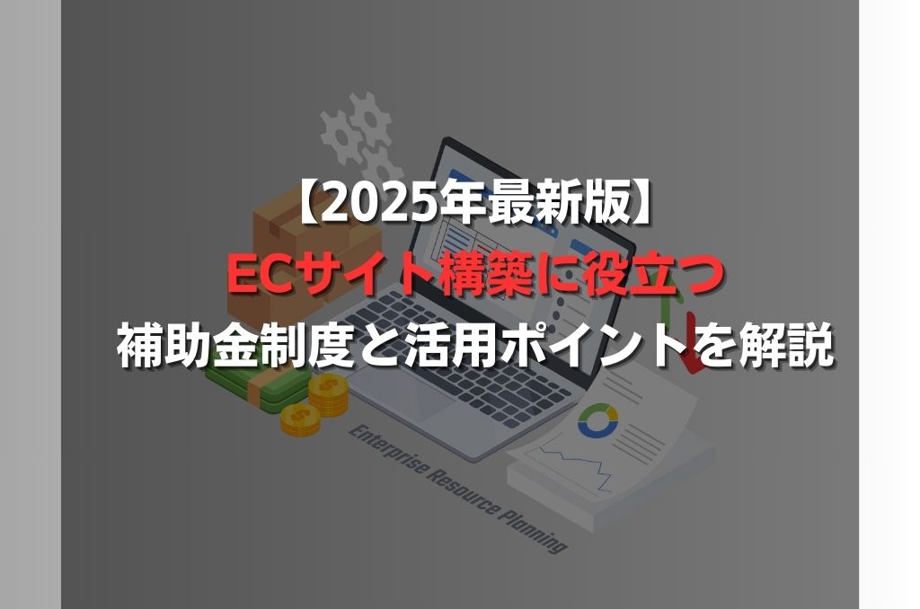 【2025年最新版】ECサイト構築に役立つ補助金制度と活用ポイントを解説